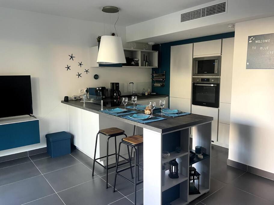 Blue Dream Daire Juan-les-Pins Dış mekan fotoğraf